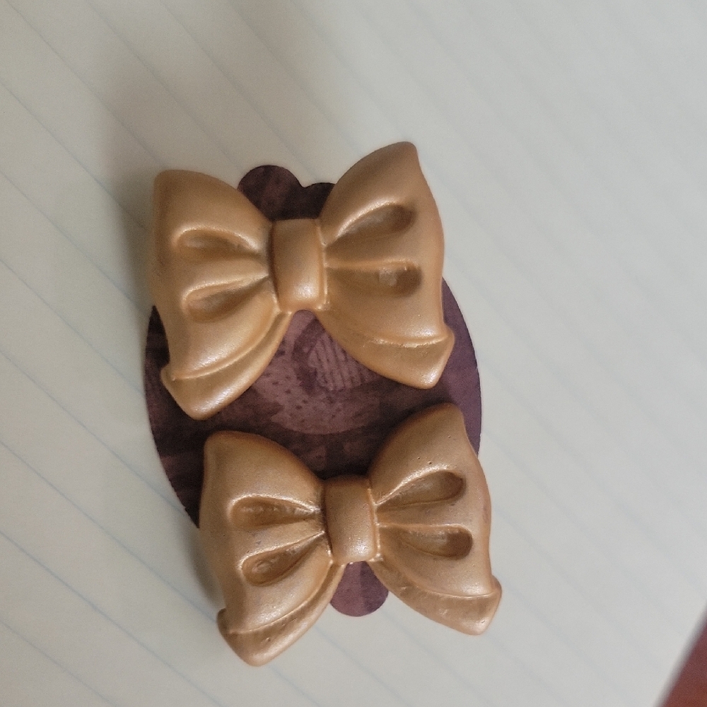 Bow Stud Earrings in Metallic Gold - Women Jewelry Earrings